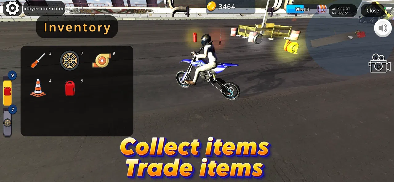 Wheelie King 8 - Motorbike simulator 3D Screenshot 5