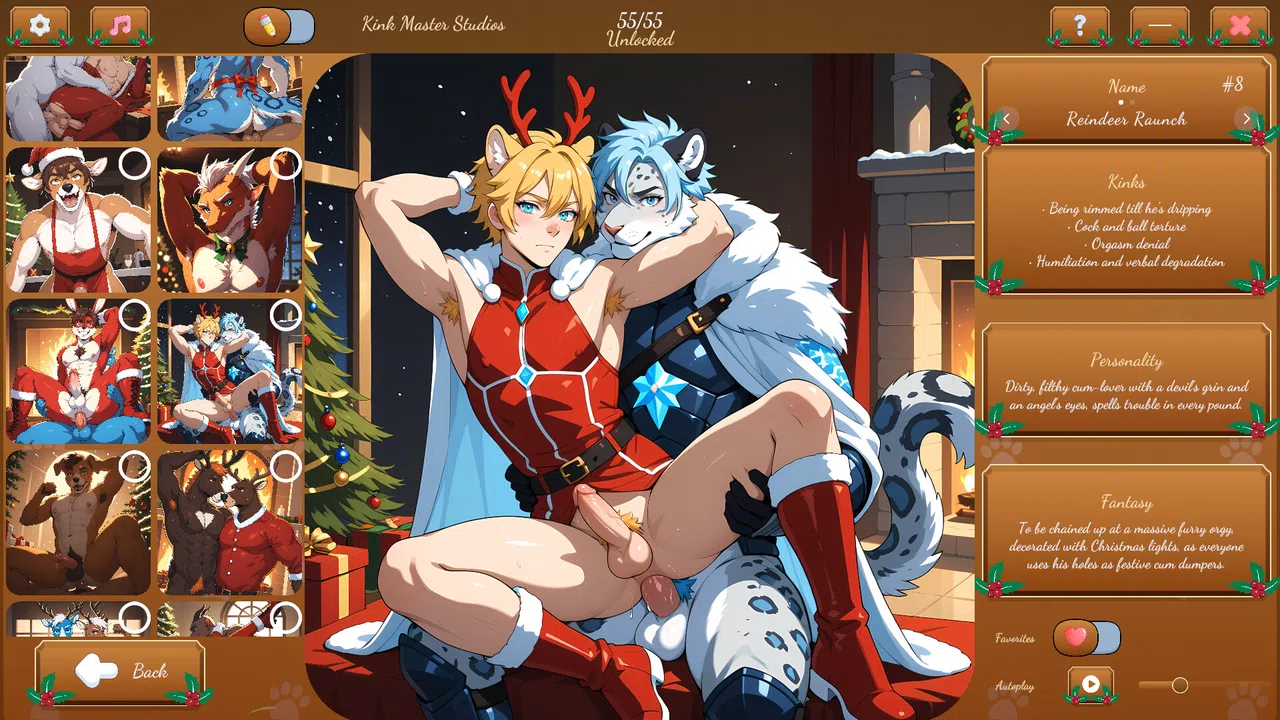 Furry X Bussy Master: Randy the Red Knot Reindeer Screenshot 6