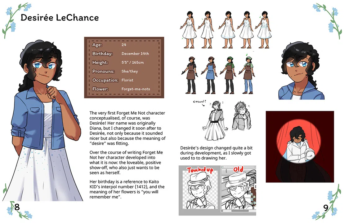 The Mysterious Thief; Forget Me Not Artbook Screenshot 0
