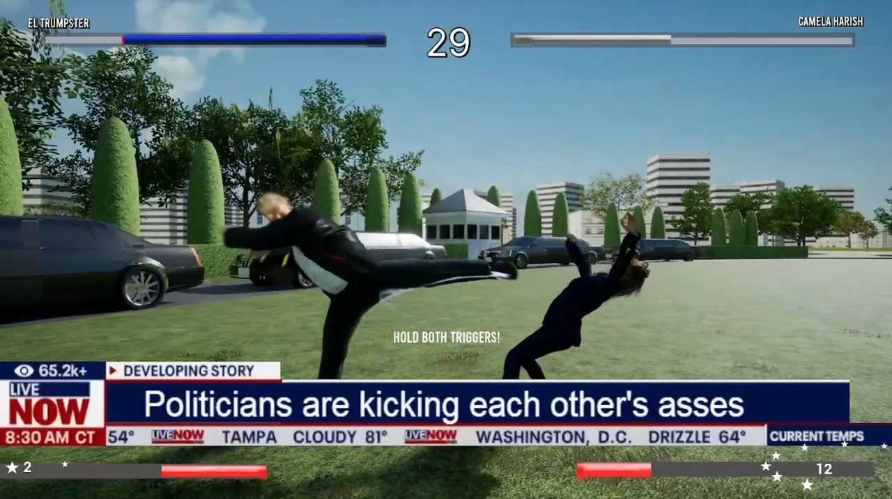 Election FighterZ: Kamala vs trump Screenshot 0