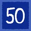50/50 icon