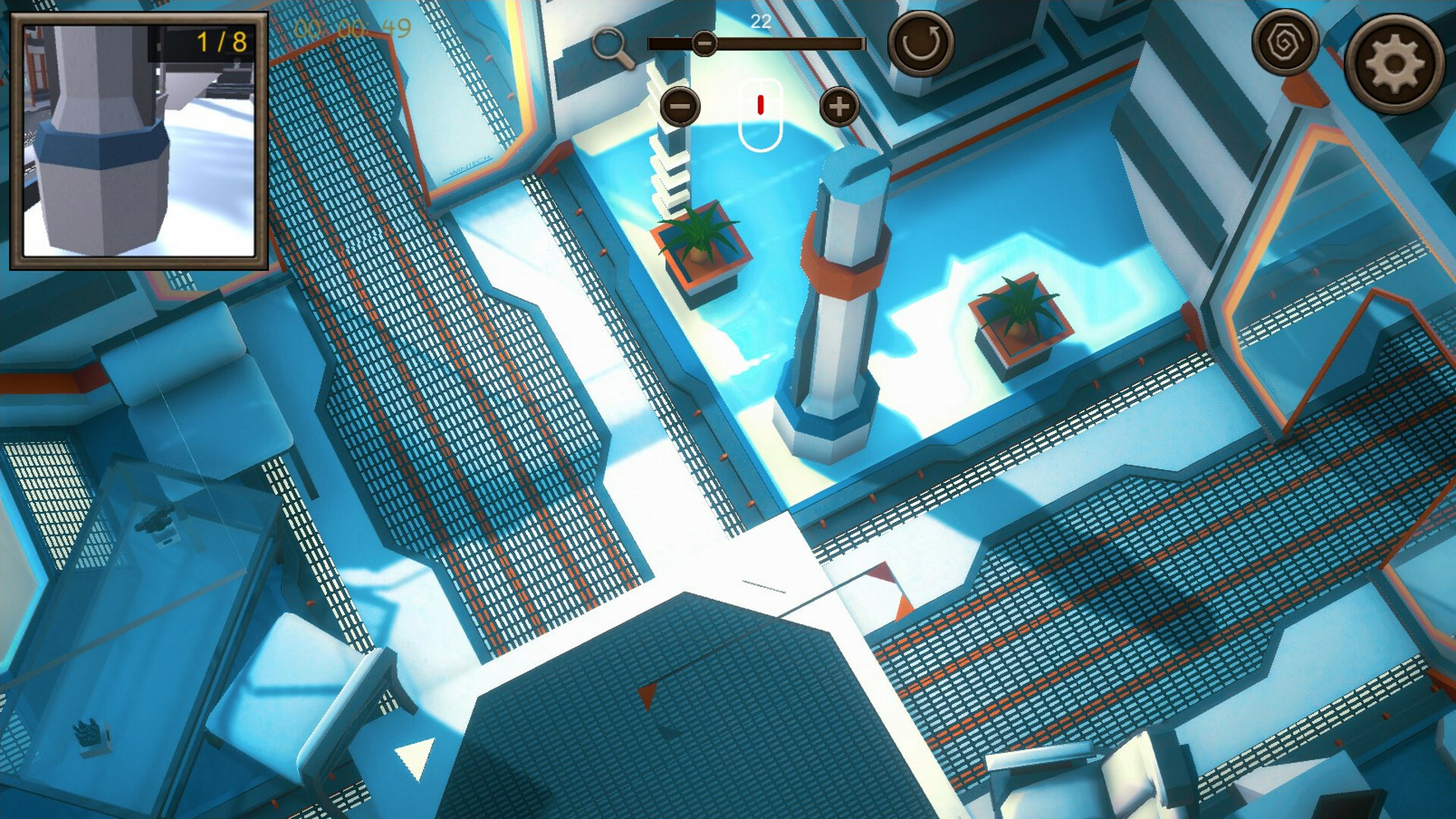 Hidden Space Station Top-Down 3D Screenshot 4