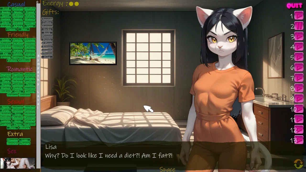 Furry Novel: Locked Hearts Screenshot 0