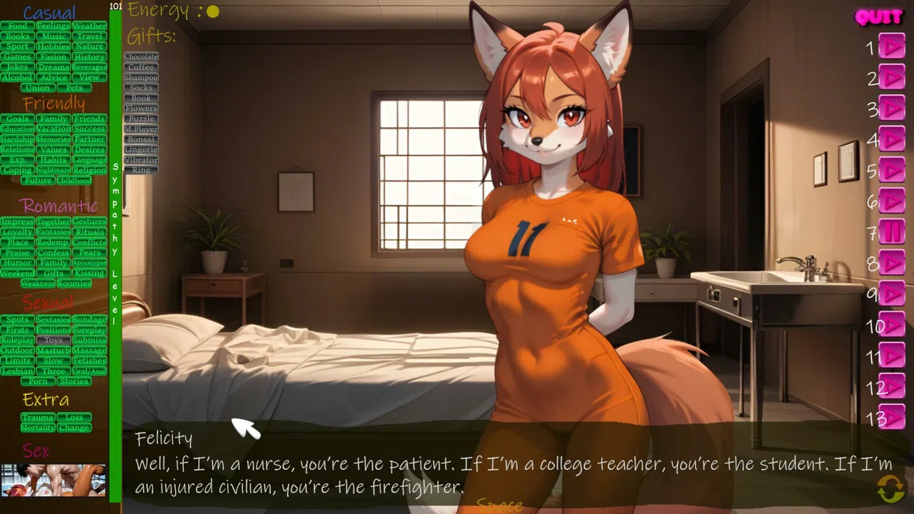 Furry Novel: Locked Hearts Screenshot 2
