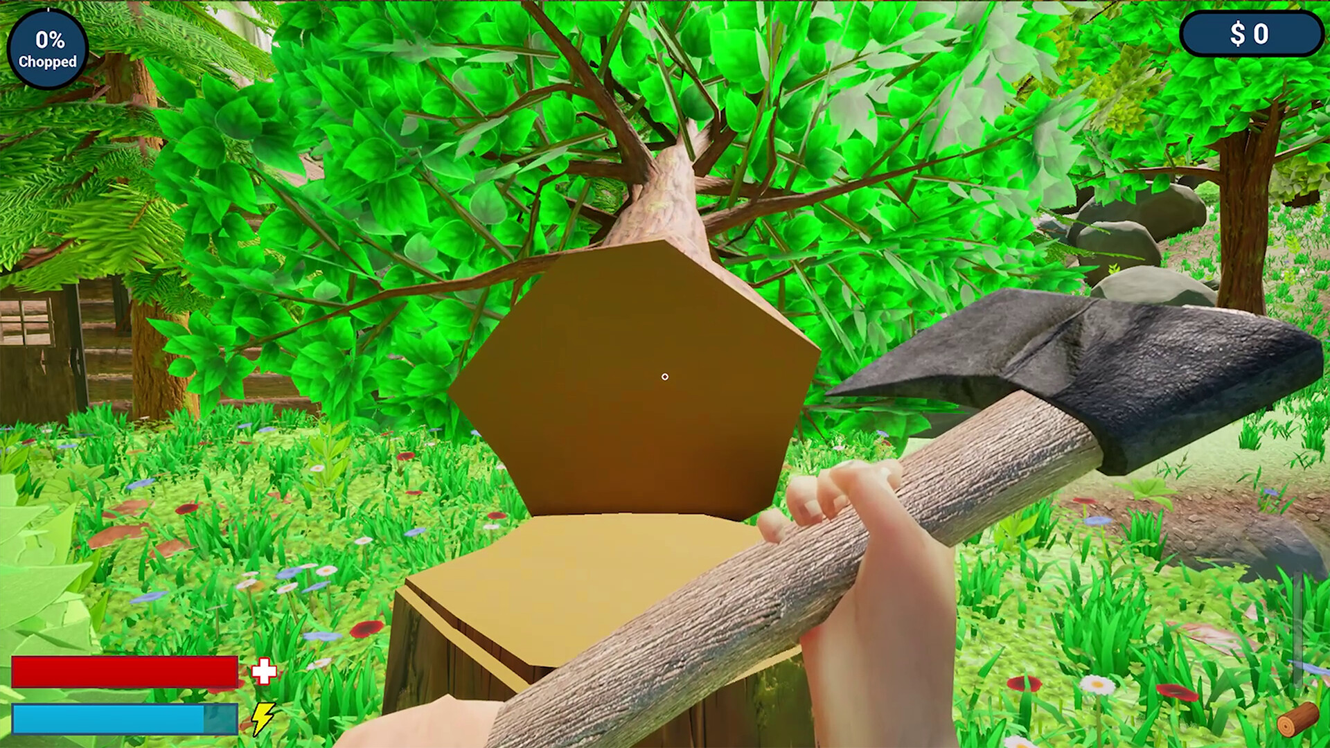 A Game About Cutting A Tree Screenshot 0