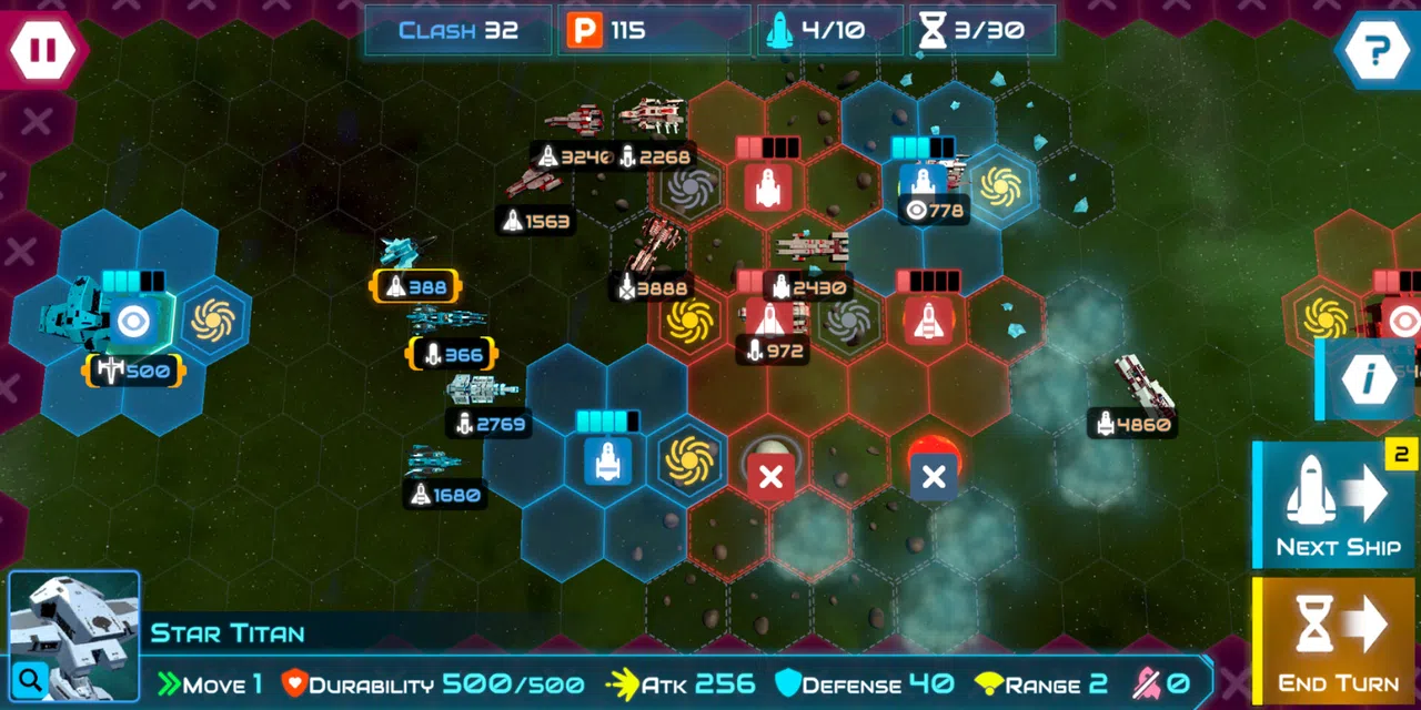Star Titans : War of the Galaxy Screenshot 4