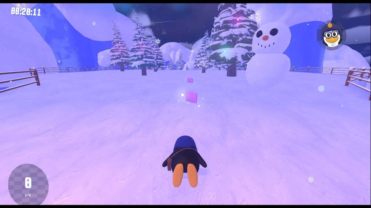 Pingbert's Snow Ride Screenshot 0