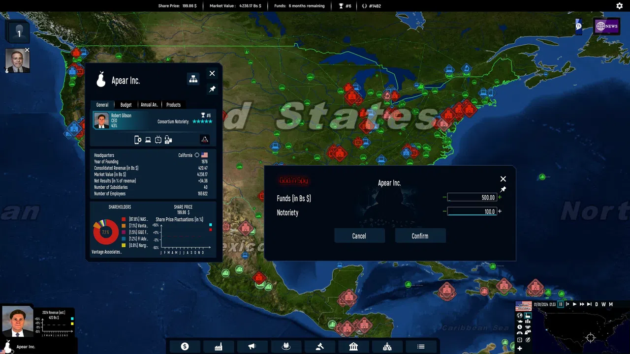 God'n Spy Add-on - Geo-Political Simulator 5 Screenshot 1
