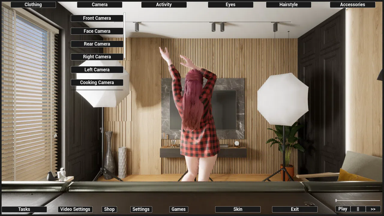 Virtual Girlfriend Lia - Home Wear Screenshot 4