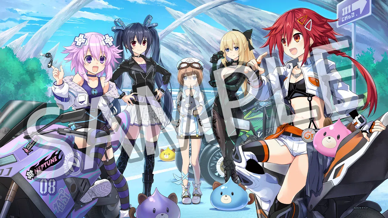Neptunia Riders VS Dogoos Digital Art Book + Wallpaper Screenshot 3