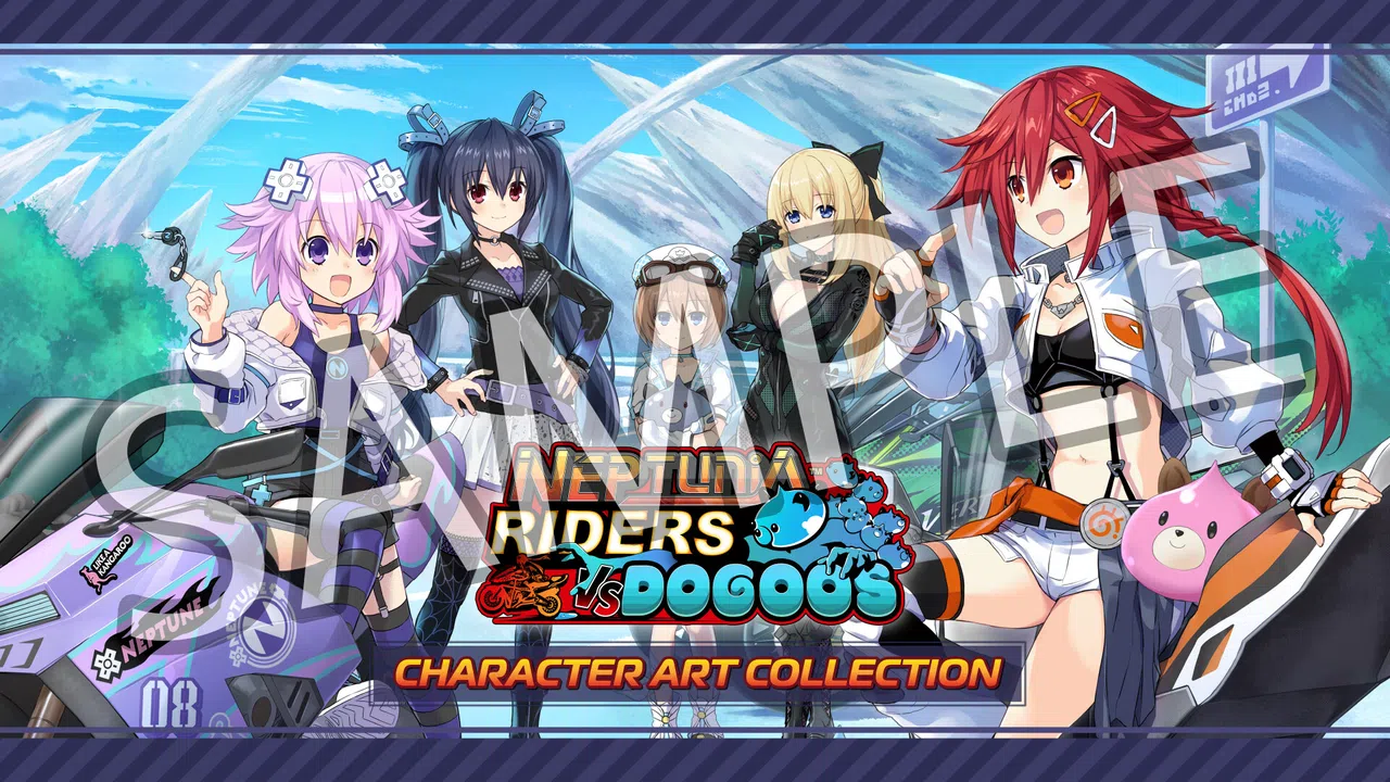 Neptunia Riders VS Dogoos Digital Art Book + Wallpaper Screenshot 4