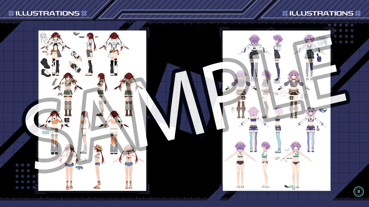 Neptunia Riders VS Dogoos Digital Art Book + Wallpaper Screenshot 0
