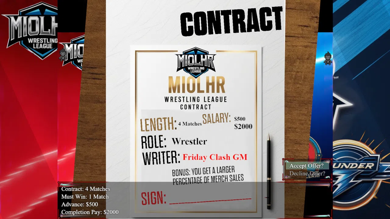 Miolhr Wrestling League The Game Demo Screenshot 6