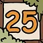 Twenty-five cats icon