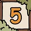 Five cats icon