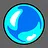 Arcade blue marble.