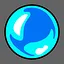 Arcade blue marble. icon