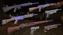 Strayed - Oil Slick Blue Multi-Weapon Skin Pack Screenshot 0