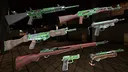 Strayed - Oil Slick Green Multi-Weapon Skin Pack Screenshot 0