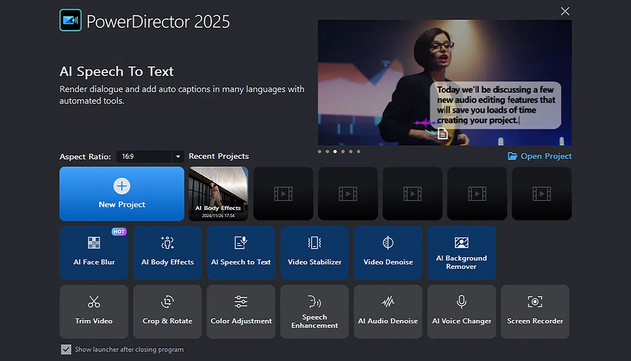 CyberLink PowerDirector 2025 Ultimate Screenshot 0