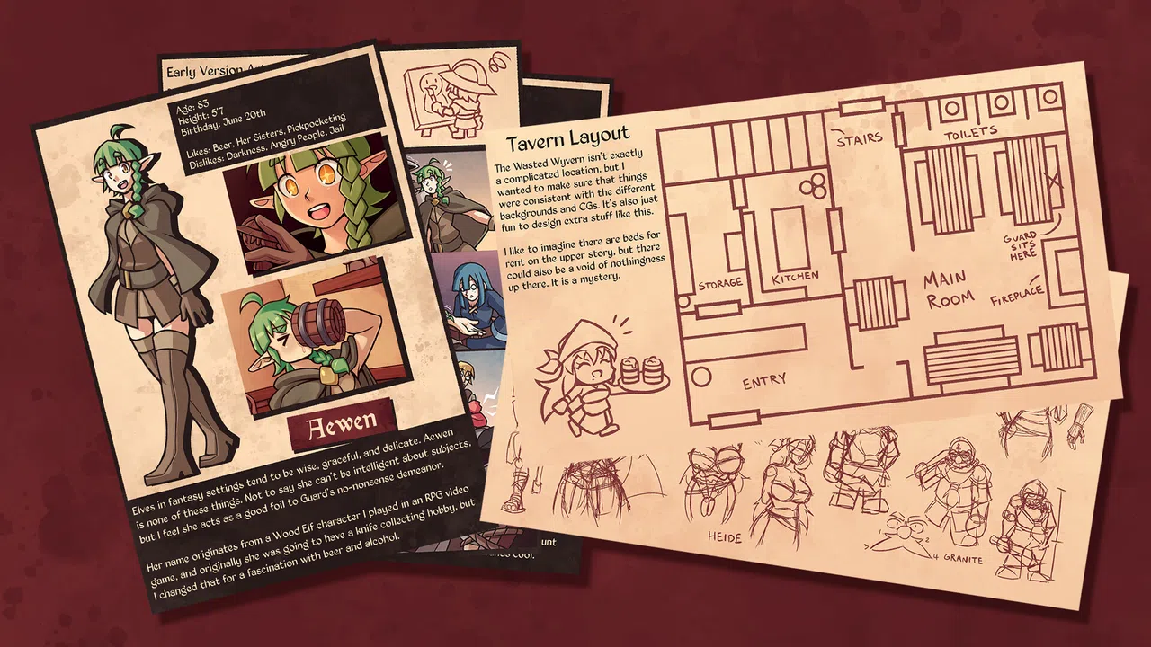 Rain and Respite - Artbook and Other Stuff Screenshot 0