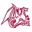 Dragon wagging its tail icon