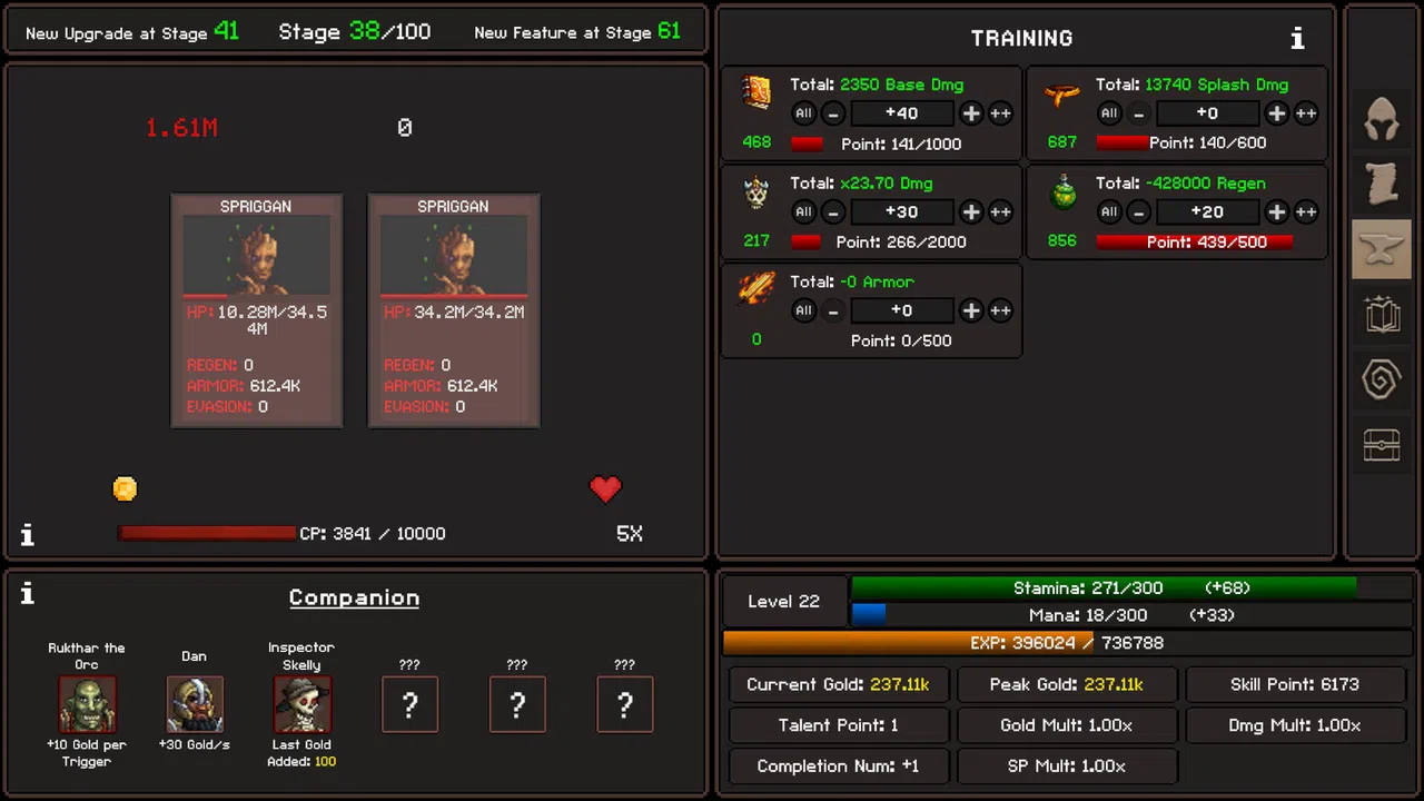 Stage Break Idle Screenshot 2