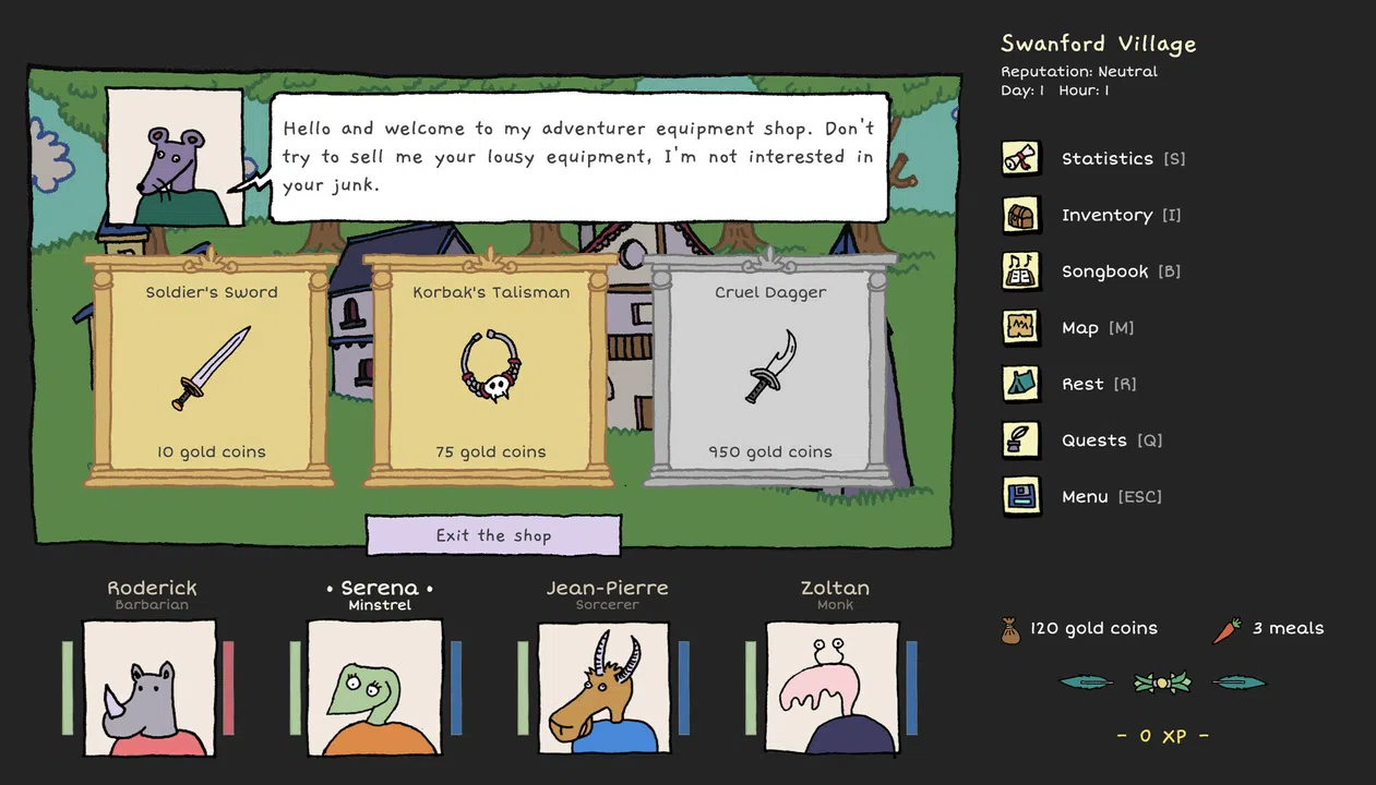 Heroes of the Seven Islands Demo Screenshot 0