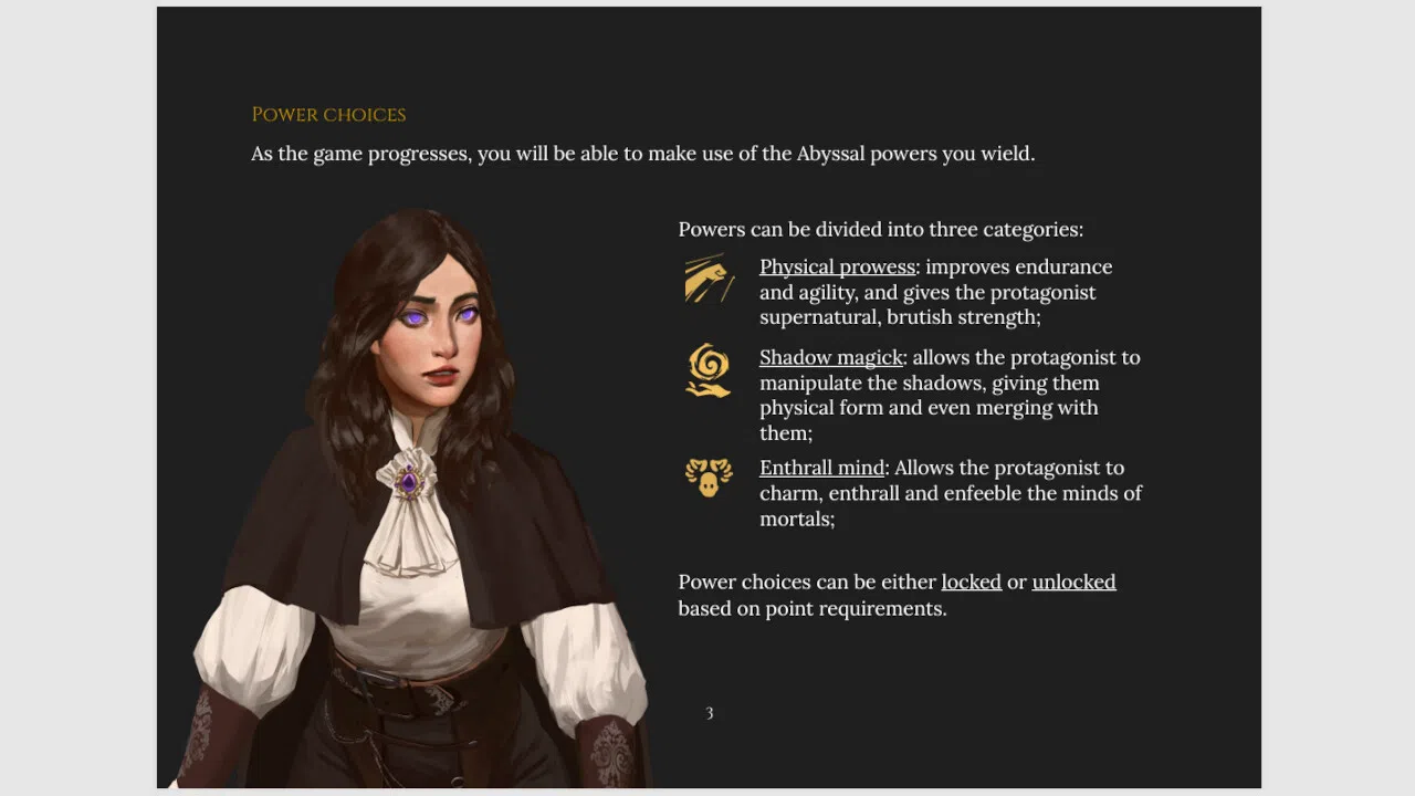 Sigh of the Abyss - Guidebook Screenshot 0