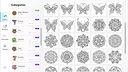 Coloring Book for Adults - Full Version Screenshot 2