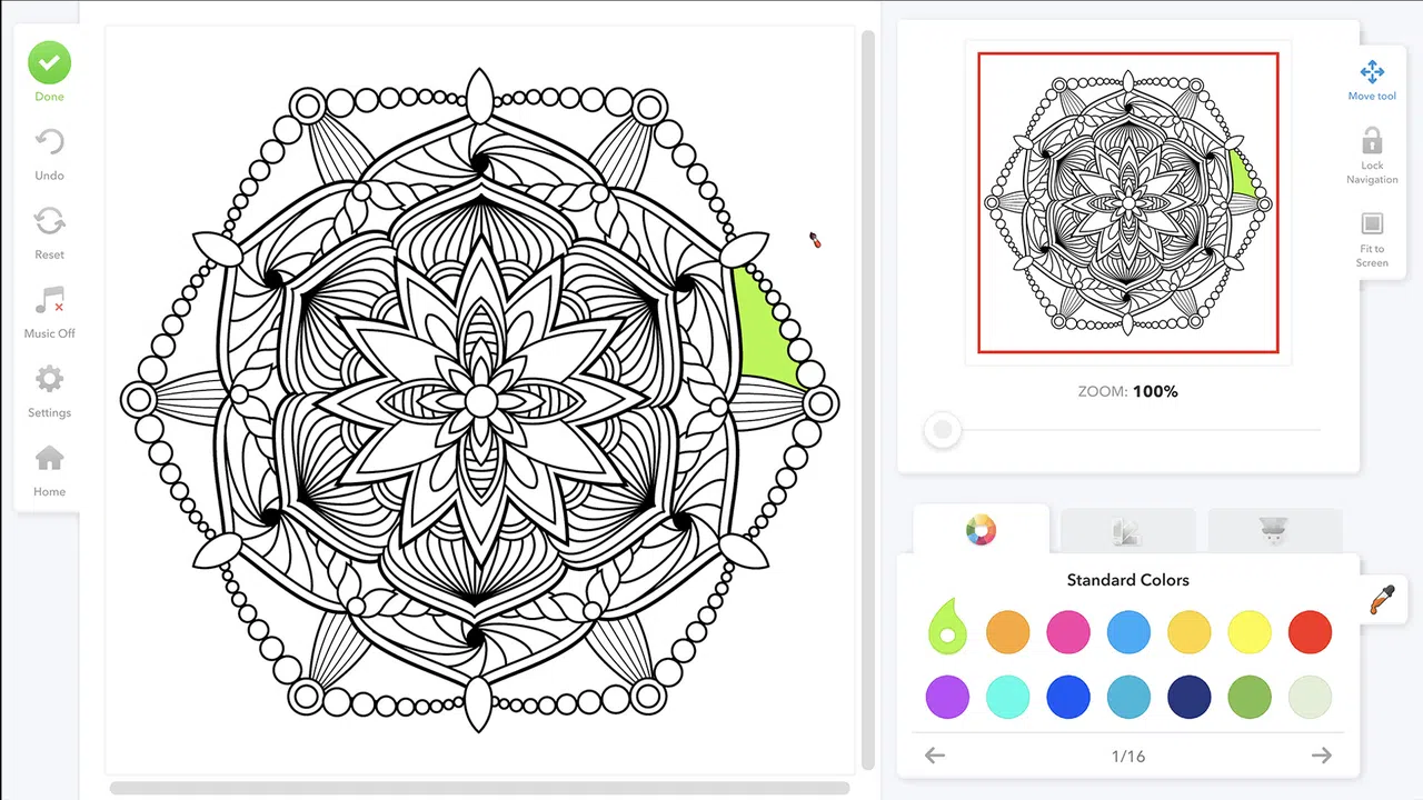 Coloring Book for Adults - Full Version Screenshot 0