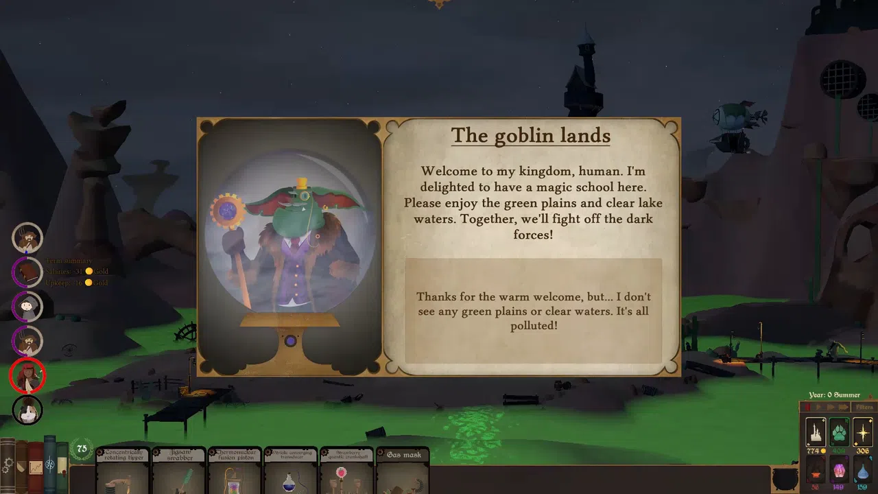 Spellcaster University - Gears and Gobelins Screenshot 8