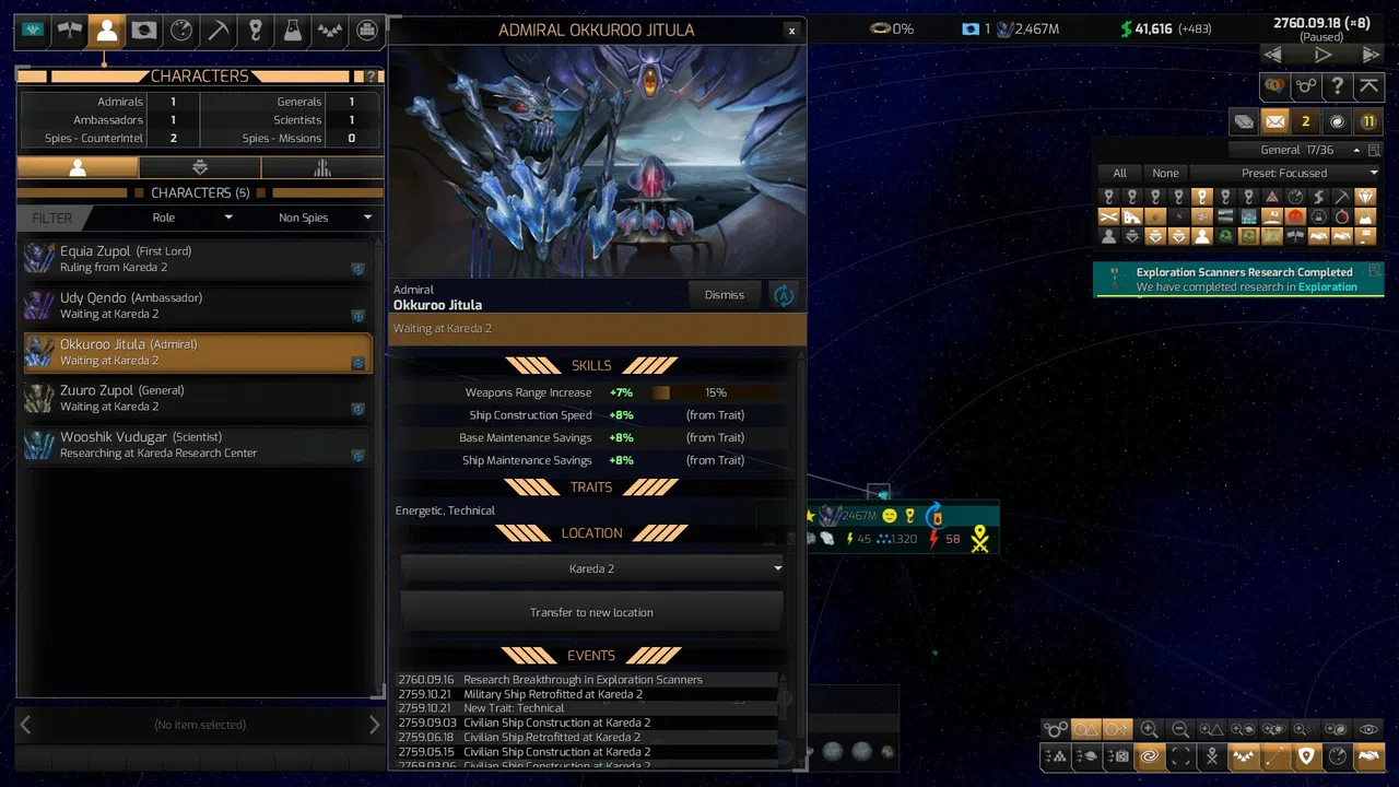 Distant Worlds 2: Factions - Atuuk and Wekkarus Screenshot 11