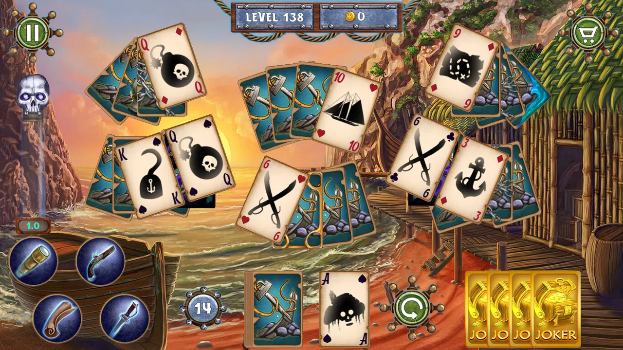 Pirates Adventure Solitaire Screenshot 2