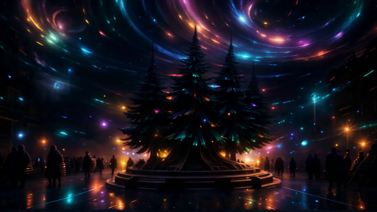 AI-VJ - Christmas Visuals Screenshot 0