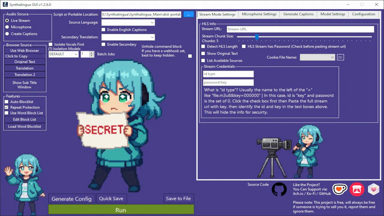 Synthalingua Screenshot 0