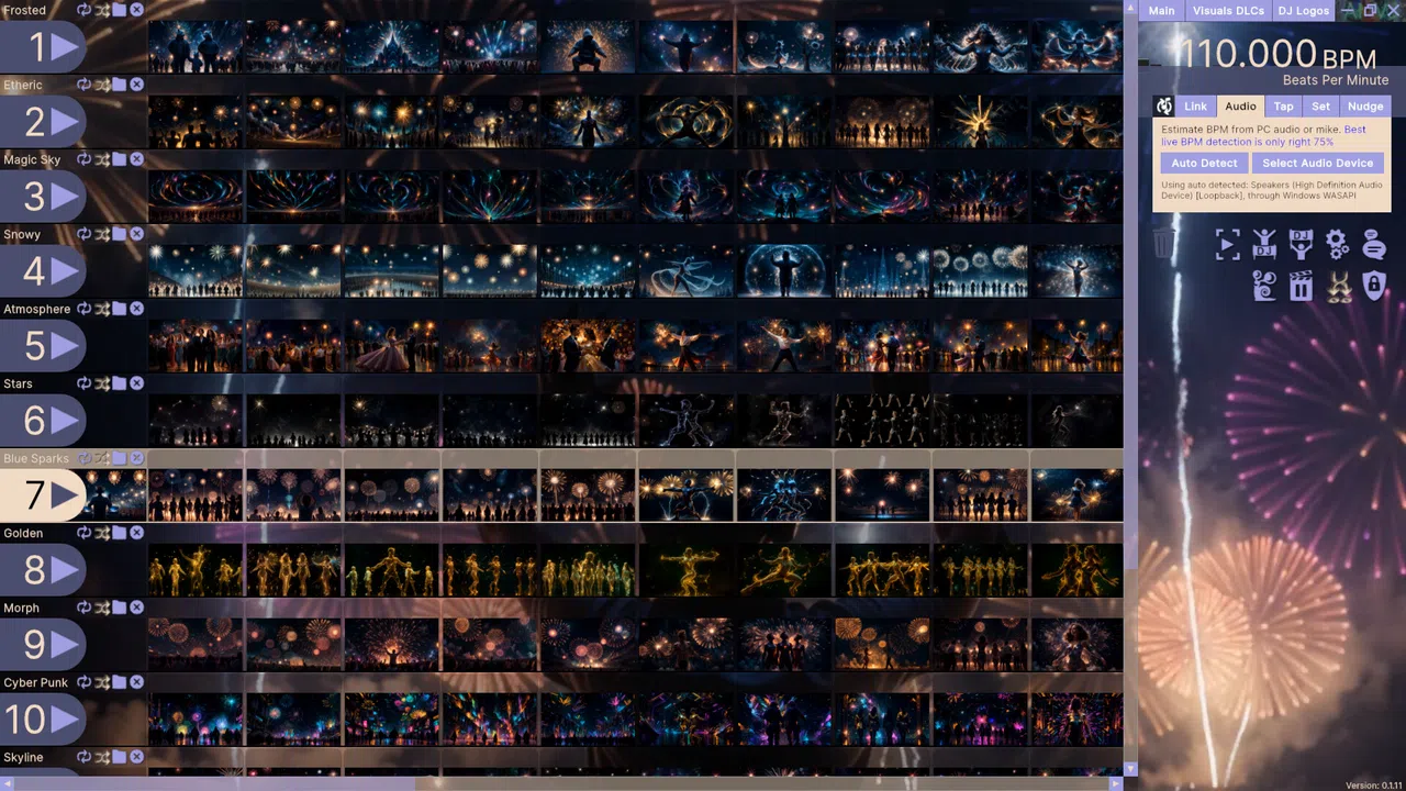 AI-VJ - New Year Visuals Screenshot 1