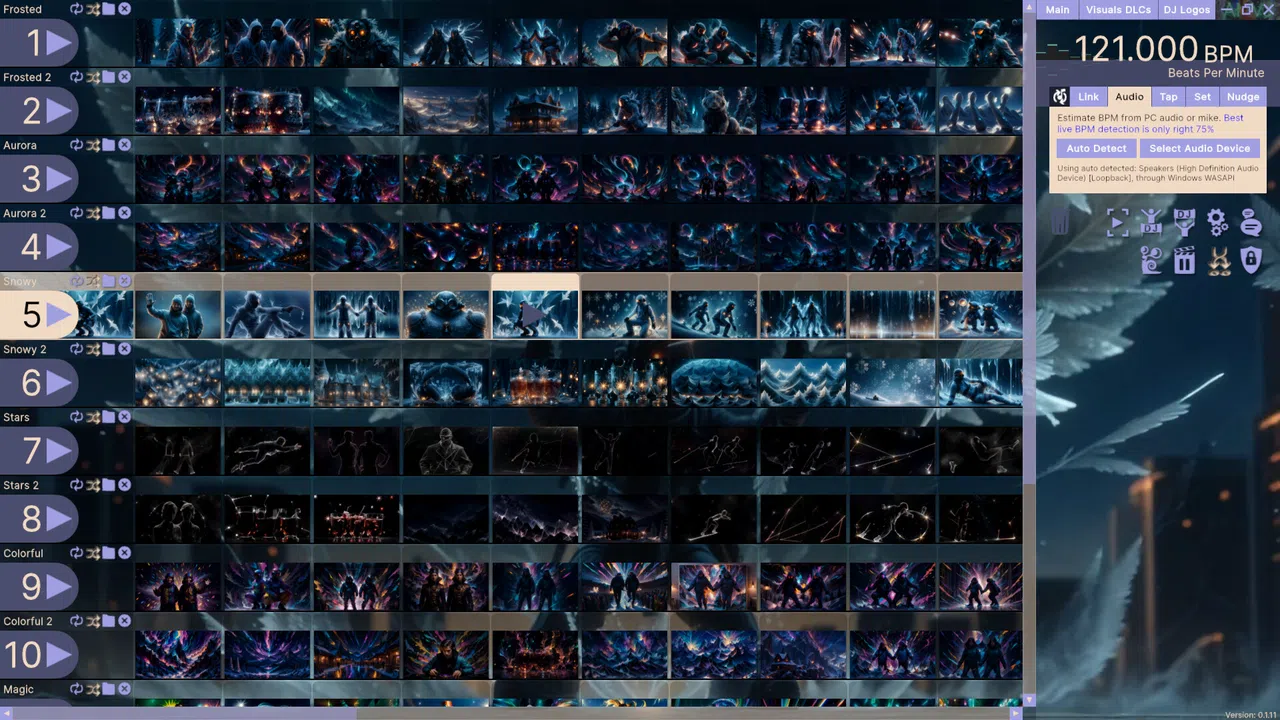 AI-VJ - Après-ski Visuals Screenshot 1