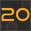 Level 20 completed icon
