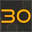 Level 30 completed icon