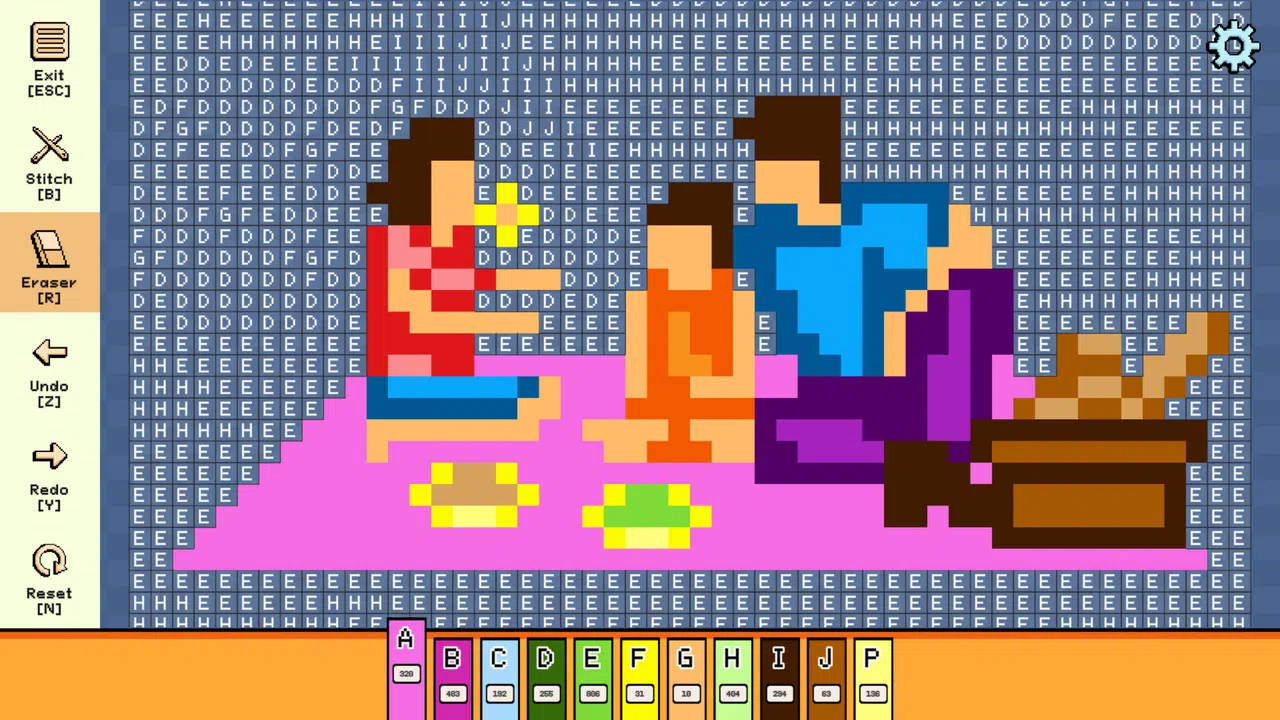 Pixel Cross Stitch - Spring Pack Screenshot 1