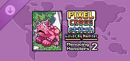 Pixel Cross Stitch - Menacing Monsters Pack 2