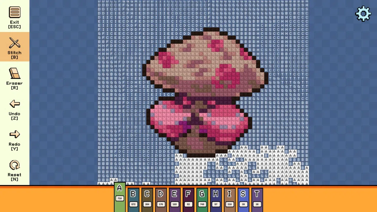 Pixel Cross Stitch - Menacing Monsters Pack 2 Screenshot 1