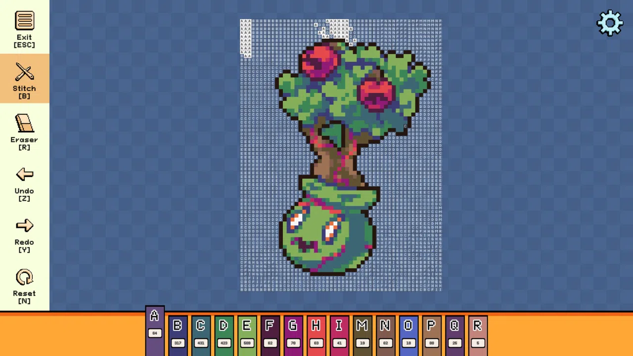 Pixel Cross Stitch - Menacing Monsters Pack 2 Screenshot 2