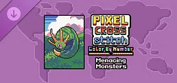 Pixel Cross Stitch - Menacing Monsters Pack