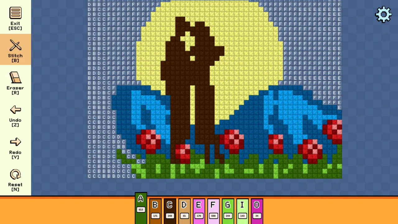 Pixel Cross Stitch - Valentine's Day Pack Screenshot 0