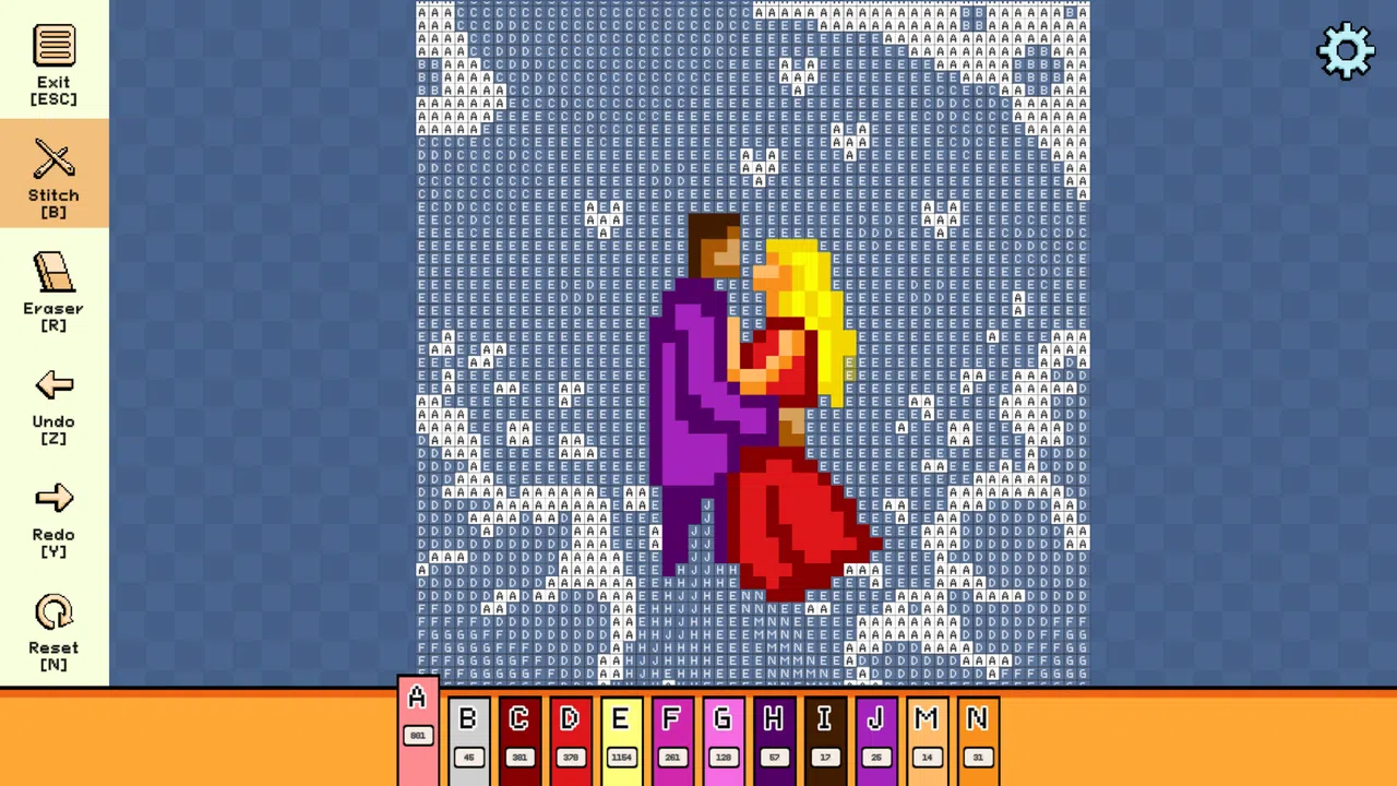 Pixel Cross Stitch - Valentine's Day Pack 2 Screenshot 0