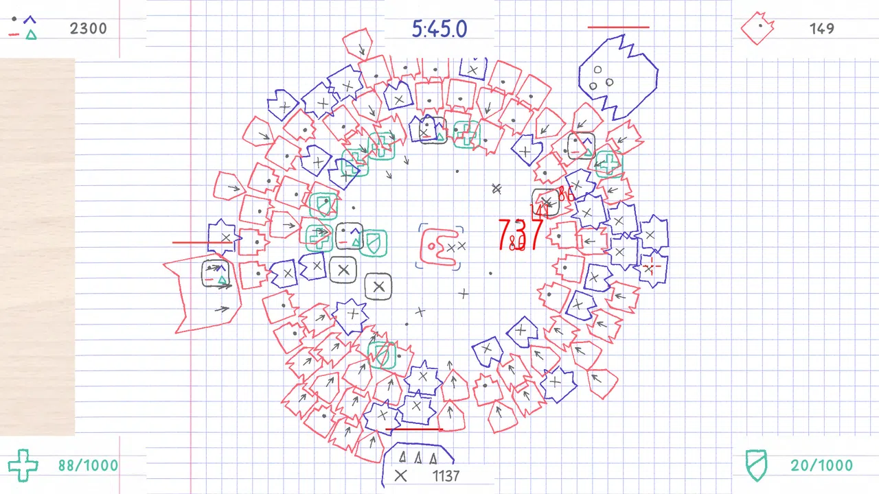 Squared Notebook Fight Screenshot 4