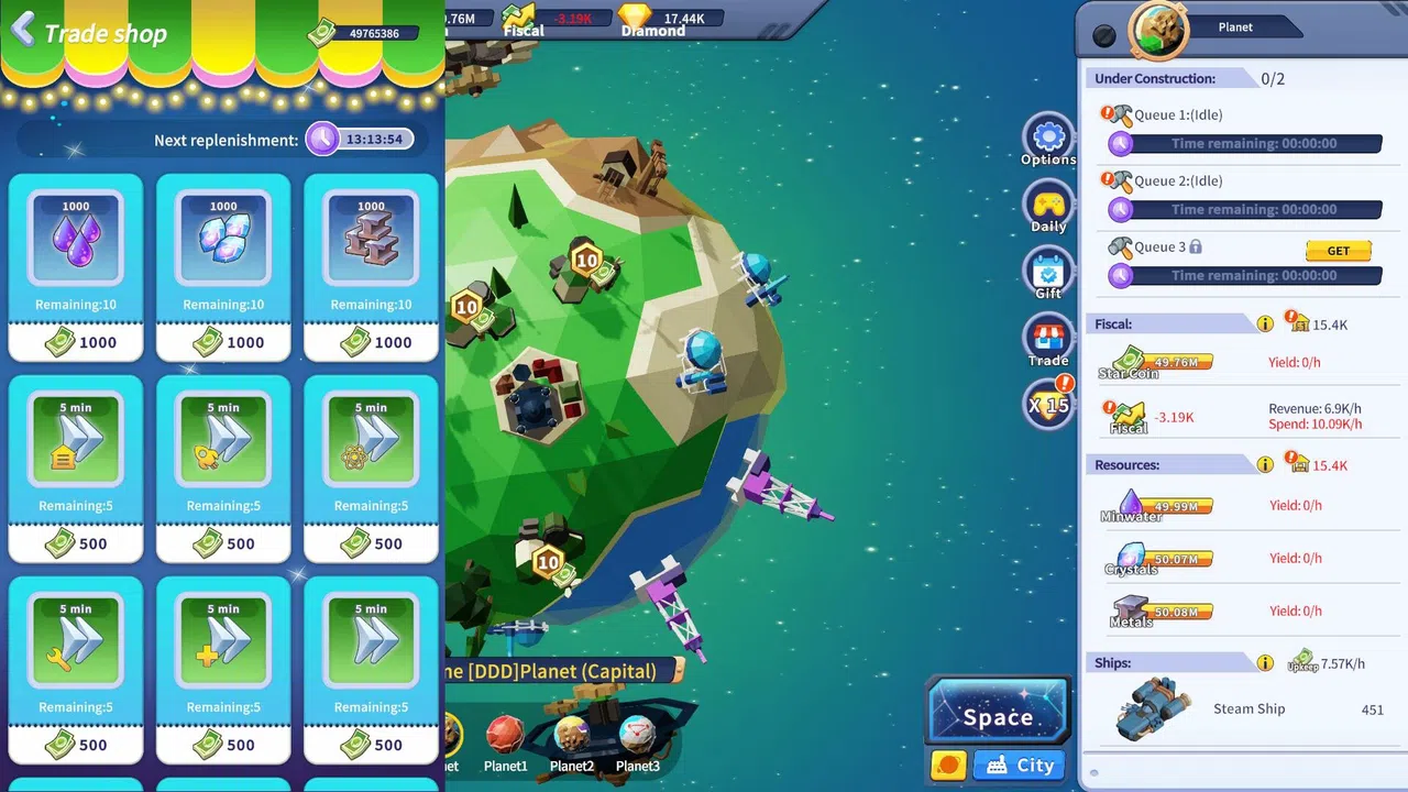 Let's Build Wonders: Galaxy — Star Trade Chamber Pass Screenshot 3