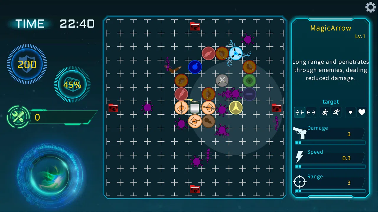 Tower defense for virus Screenshot 0